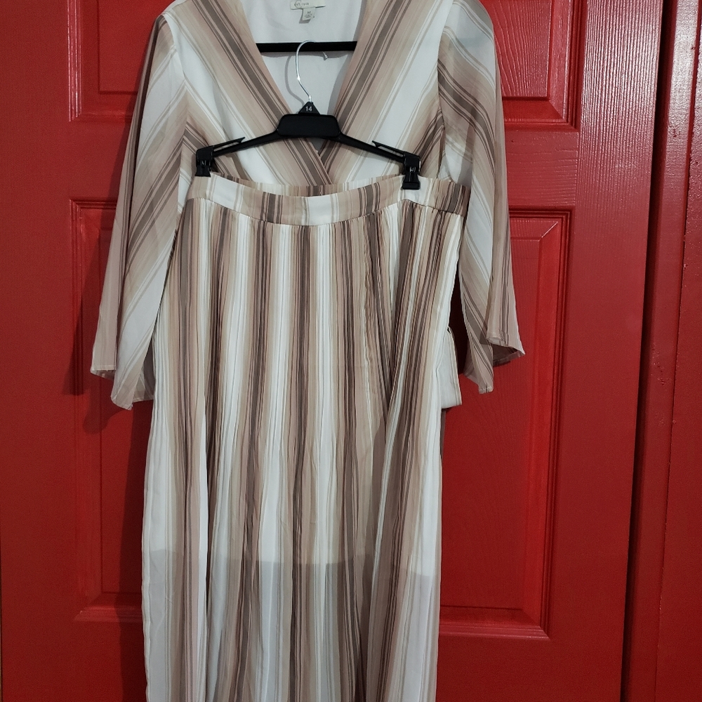 Skirt and shirt matching set